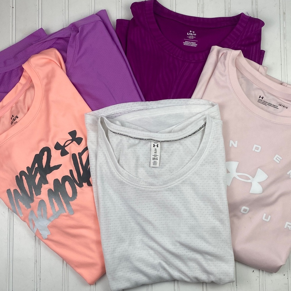 Lot of Under Armour Women's Short Sleeve Tees L
